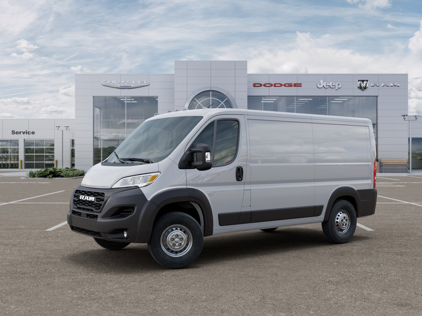 New 2026 Bright White Clearcoat RAM Low Roof image 37