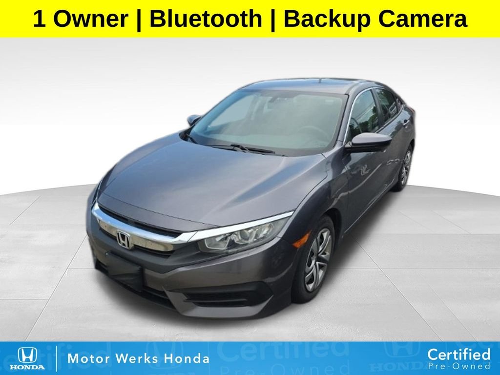 Certified Used 2018 Modern Steel Metallic Honda LX image 1