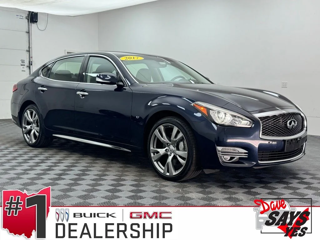 Used 2017 Hermosa Blue INFINITI 3.7X image 1