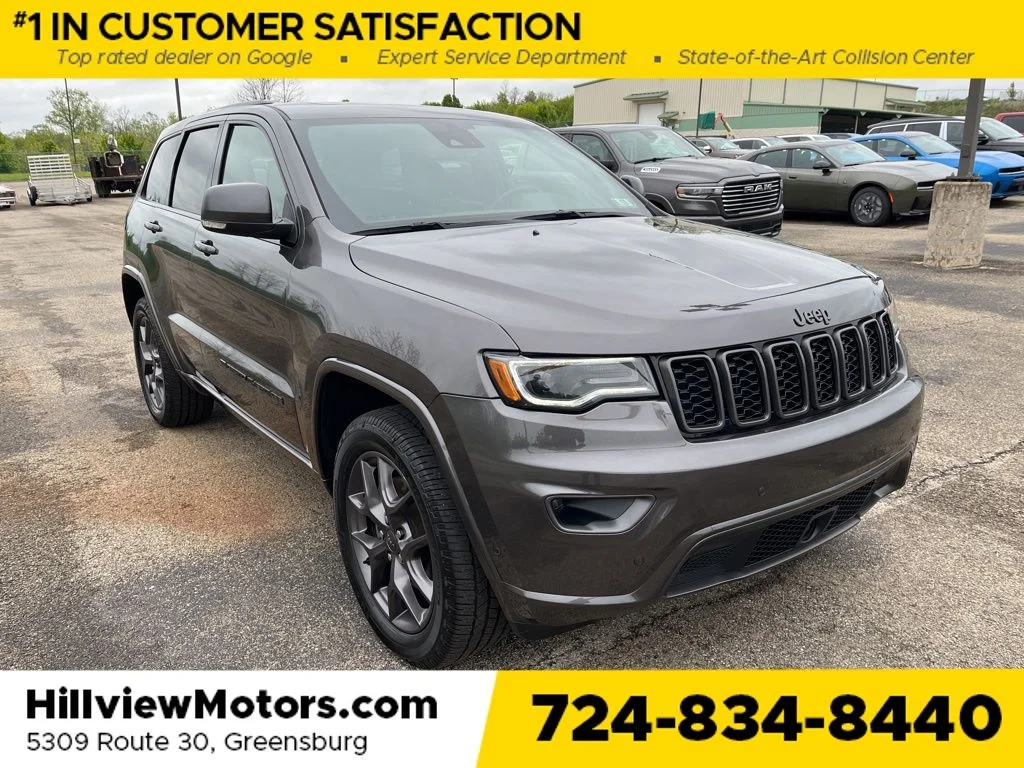 Certified Used 2021 Granite Crystal Metallic Clearcoat Jeep 80th Anniversary Edition image 9