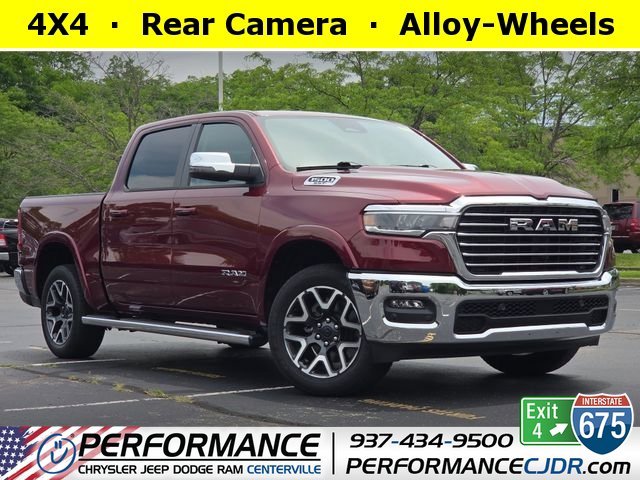 Used 2025 Delmonico Red Pearlcoat RAM Laramie image 1