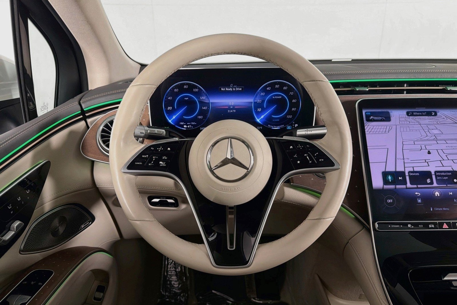 Certified Used 2023 Polar White Mercedes-Benz EQS 450+ image 19