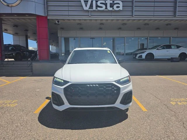 Used 2022 Glacier White Metallic Audi Premium Plus image 2
