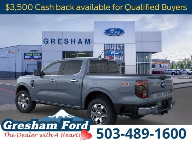New 2025 Azure Gray Metallic Tri-coat Ford XLT image 4