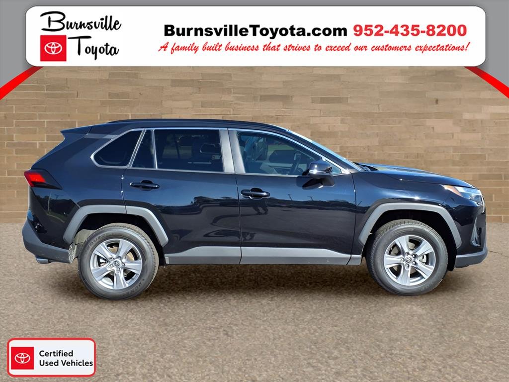 Certified 2022 Toyota RAV4 XLE with VIN 2T3P1RFV5NW279211 for sale in Burnsville, Minnesota