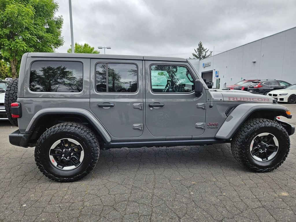 Certified Used 2020 Gray Clearcoat Jeep Unlimited Rubicon image 8