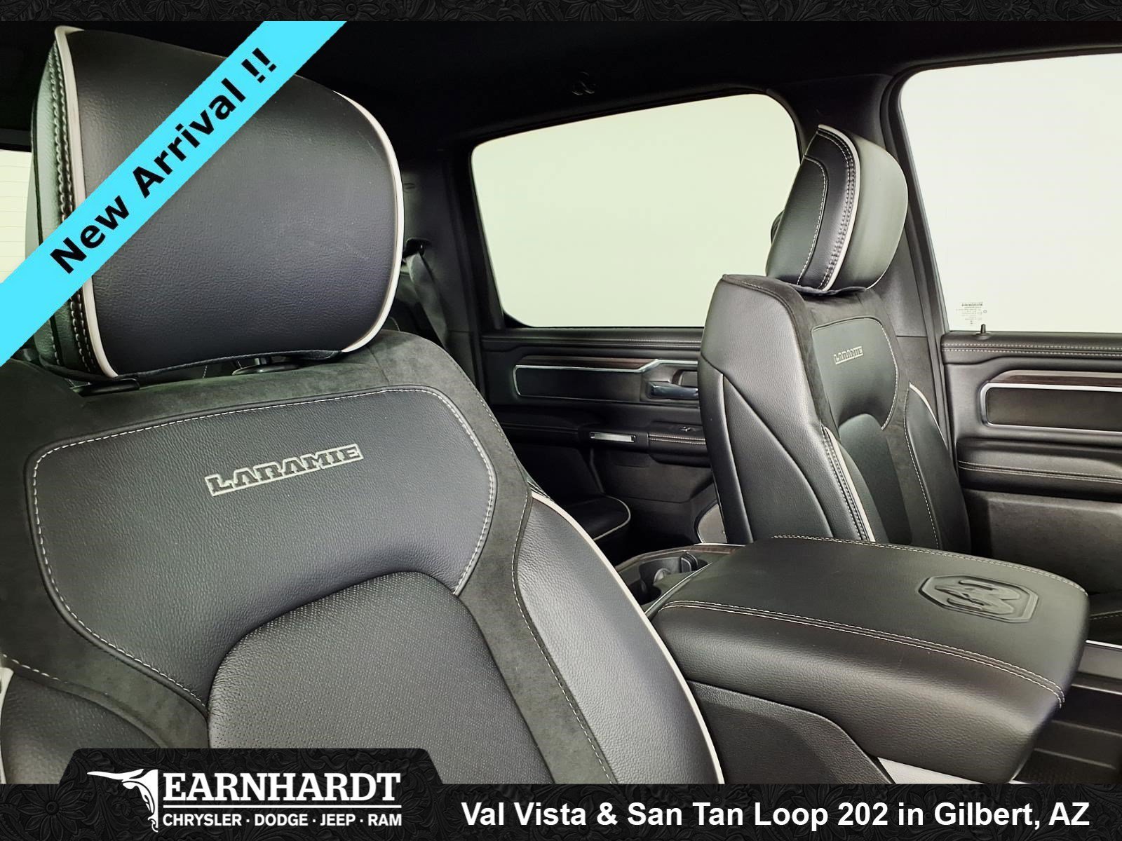 Used 2025 Bright White Clearcoat Ram Laramie image 10