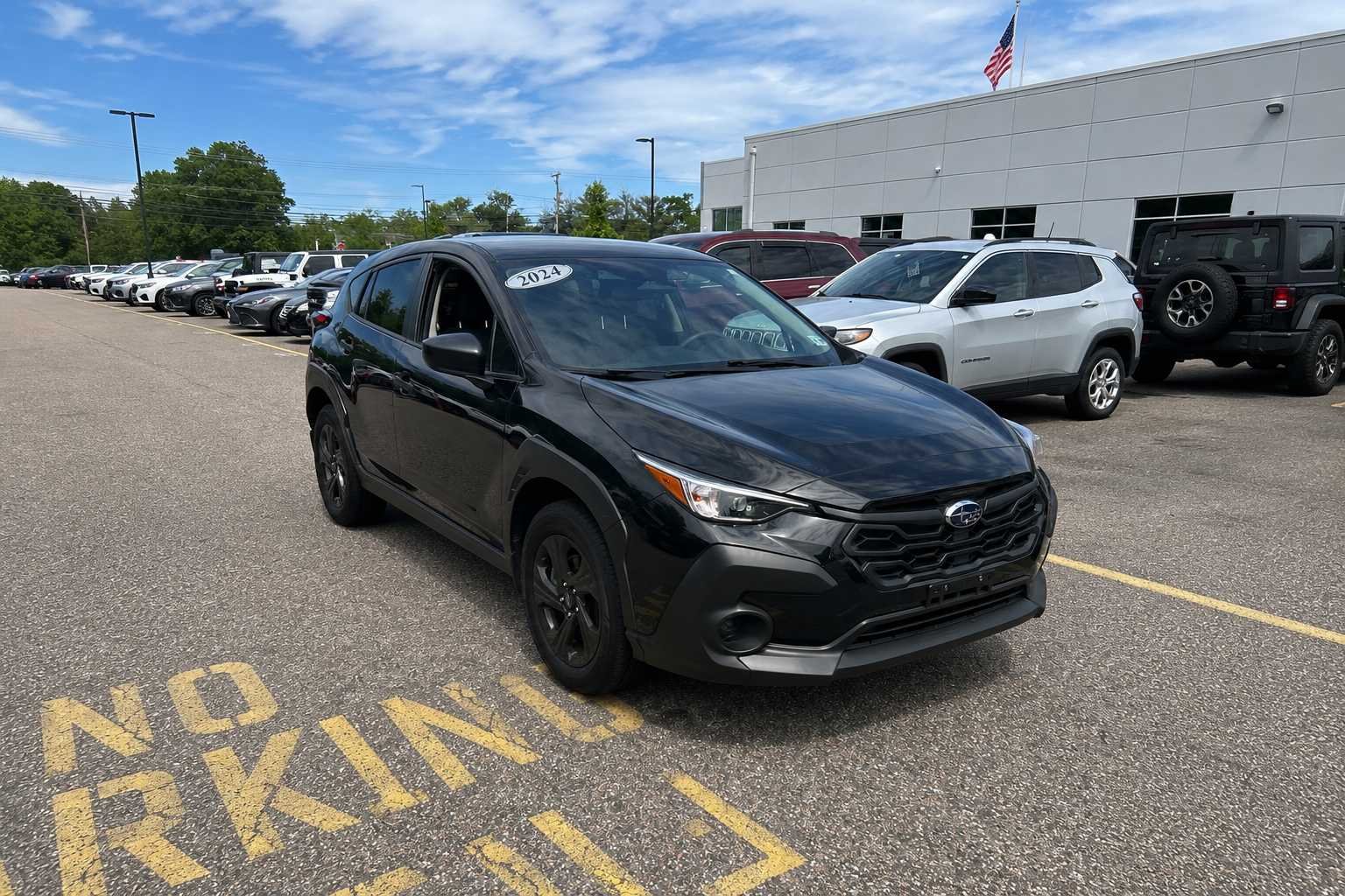 Used 2024 Crystal Black Silica Subaru  image 2