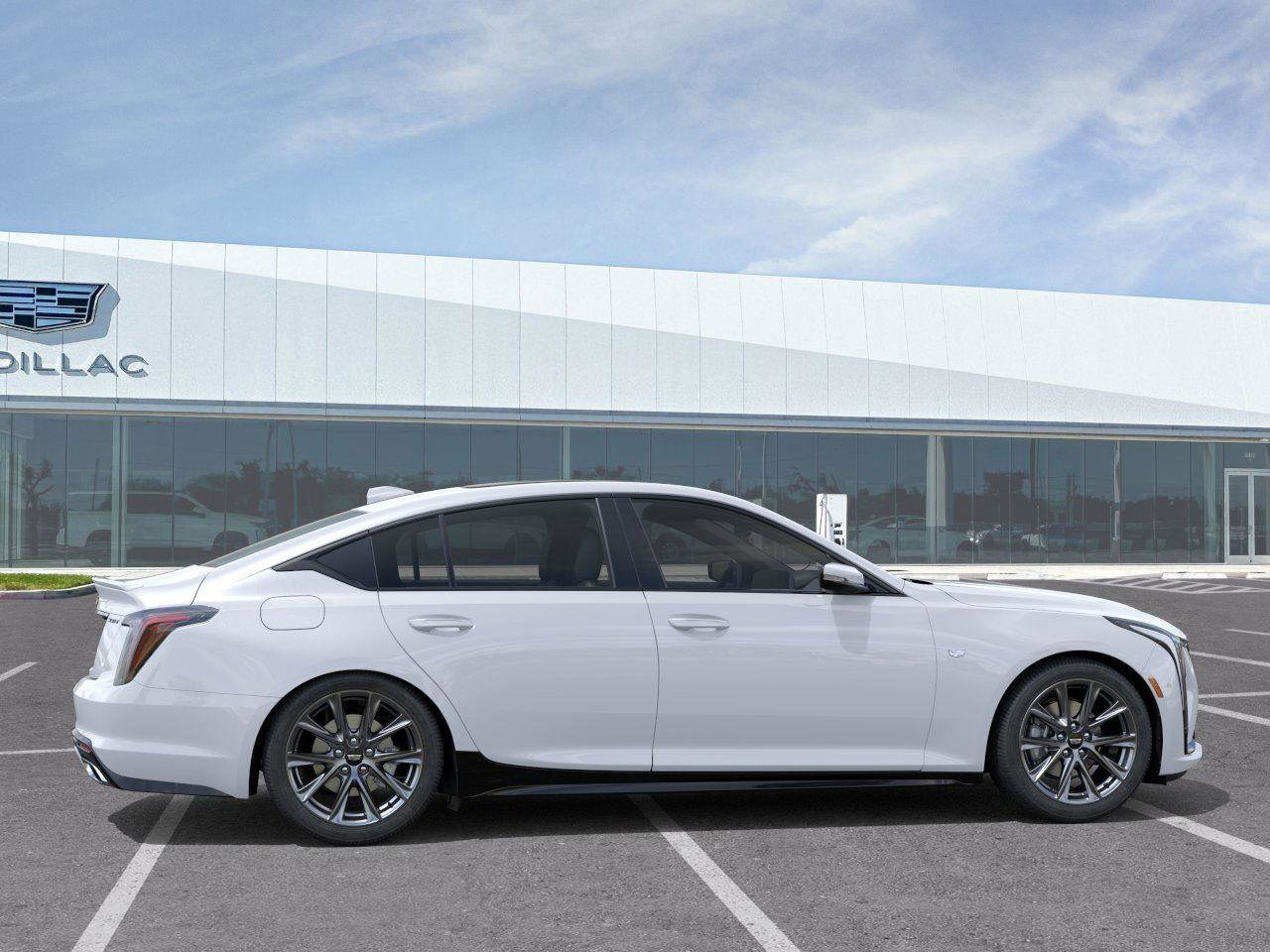 New 2026 Vibrant White Tricoat Cadillac Sport image 5