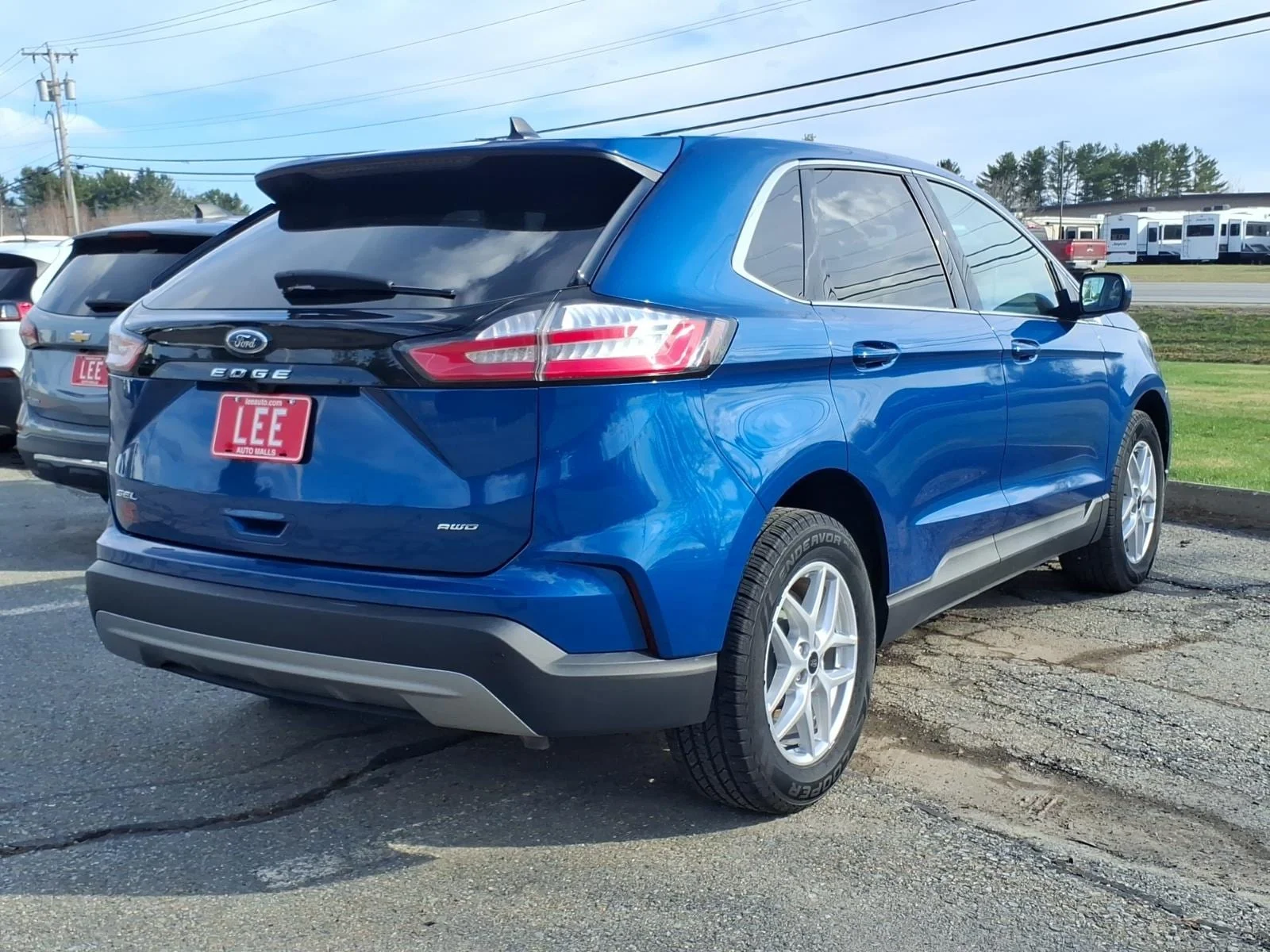 Used 2024 Blue Metallic Ford SEL image 4