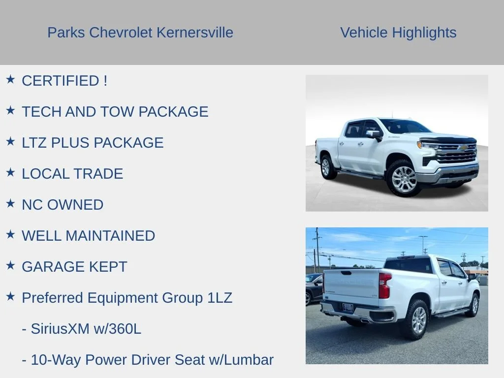 Certified Used 2023 SUMMIT WHITE Chevrolet LTZ image 6