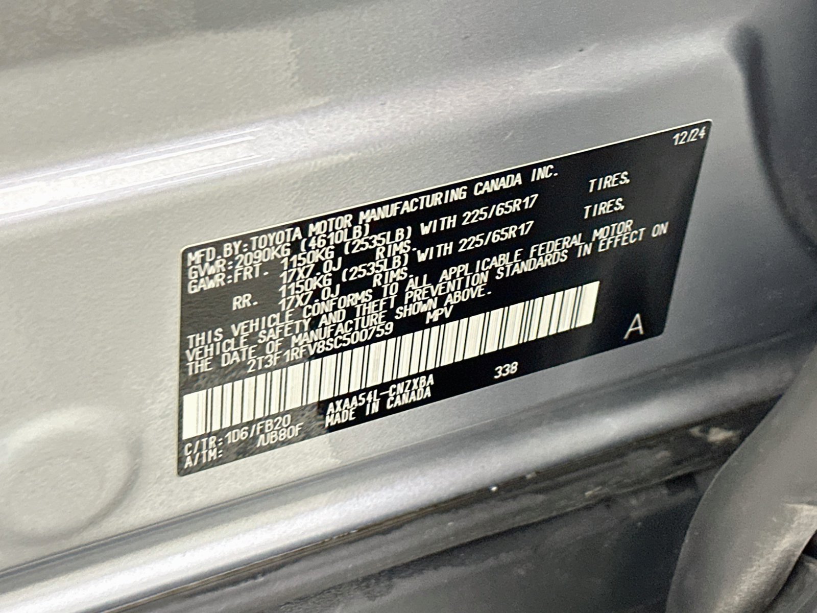 Used 2025 Silver Sky Metallic Toyota LE image 32