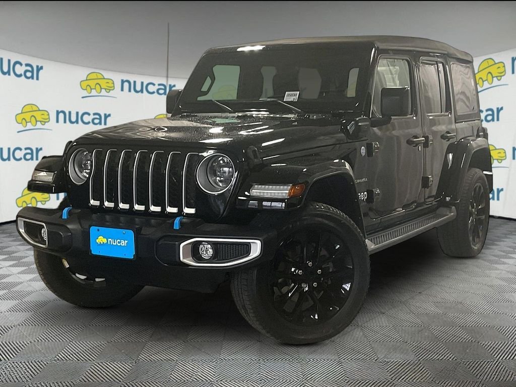 Used 2023 Black Clearcoat Jeep Sahara 4xe image 3