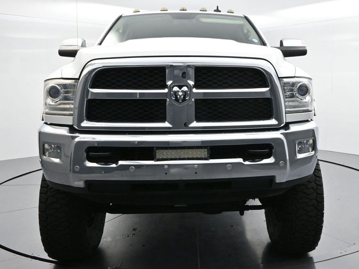Used 2018 Bright White Clearcoat Ram Laramie Longhorn image 2