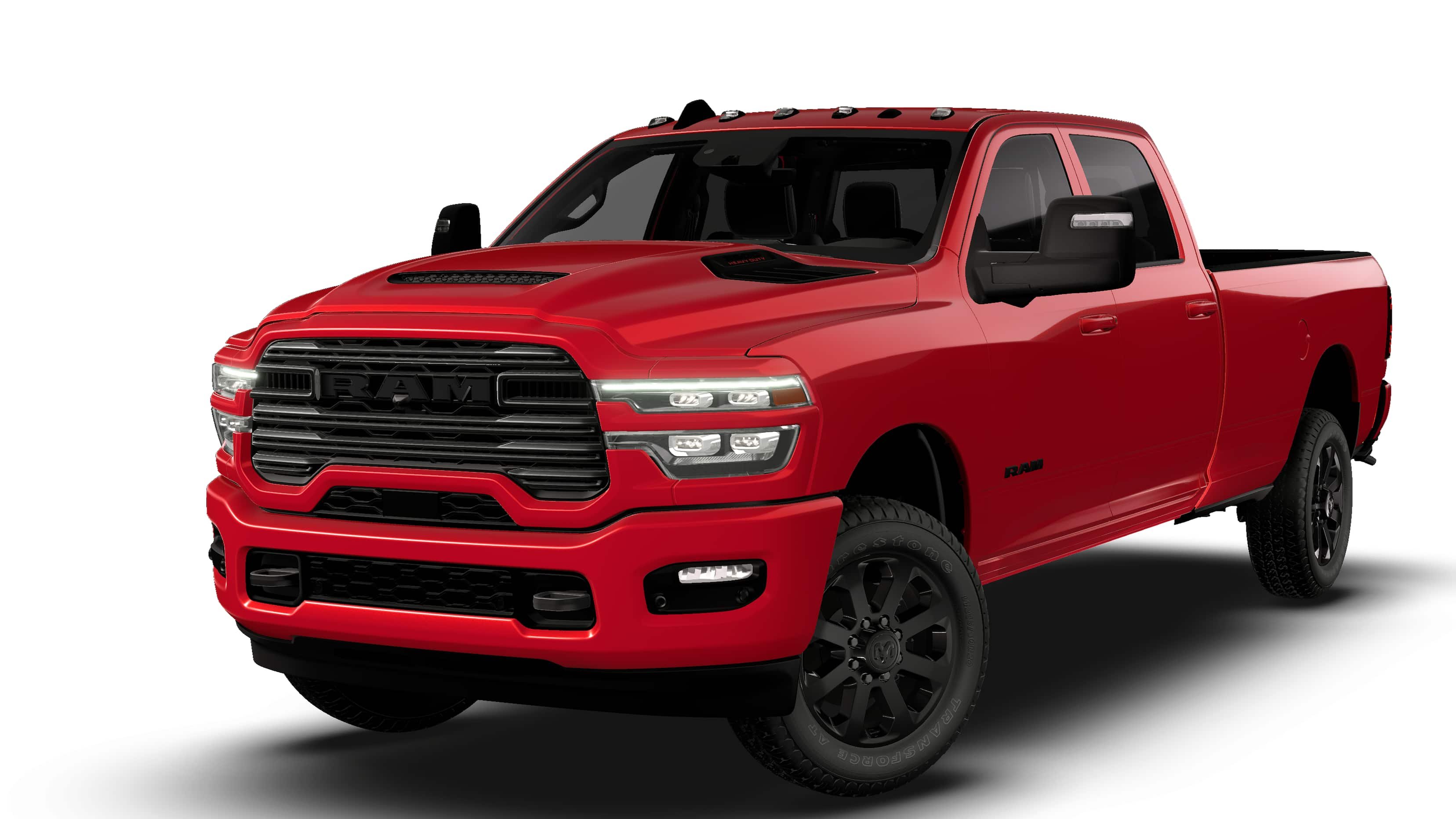 New 2026 Molten Red Pearl-Coat Exterior Paint RAM Laramie image 13