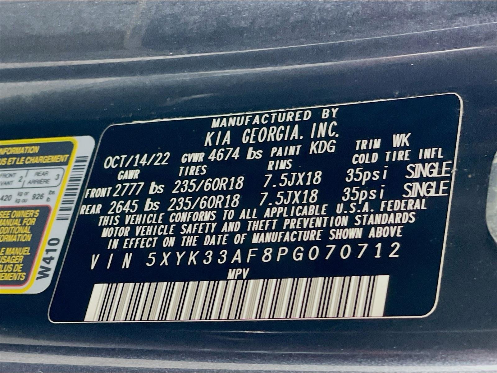 Used 2023 Gravity Gray Kia EX image 35