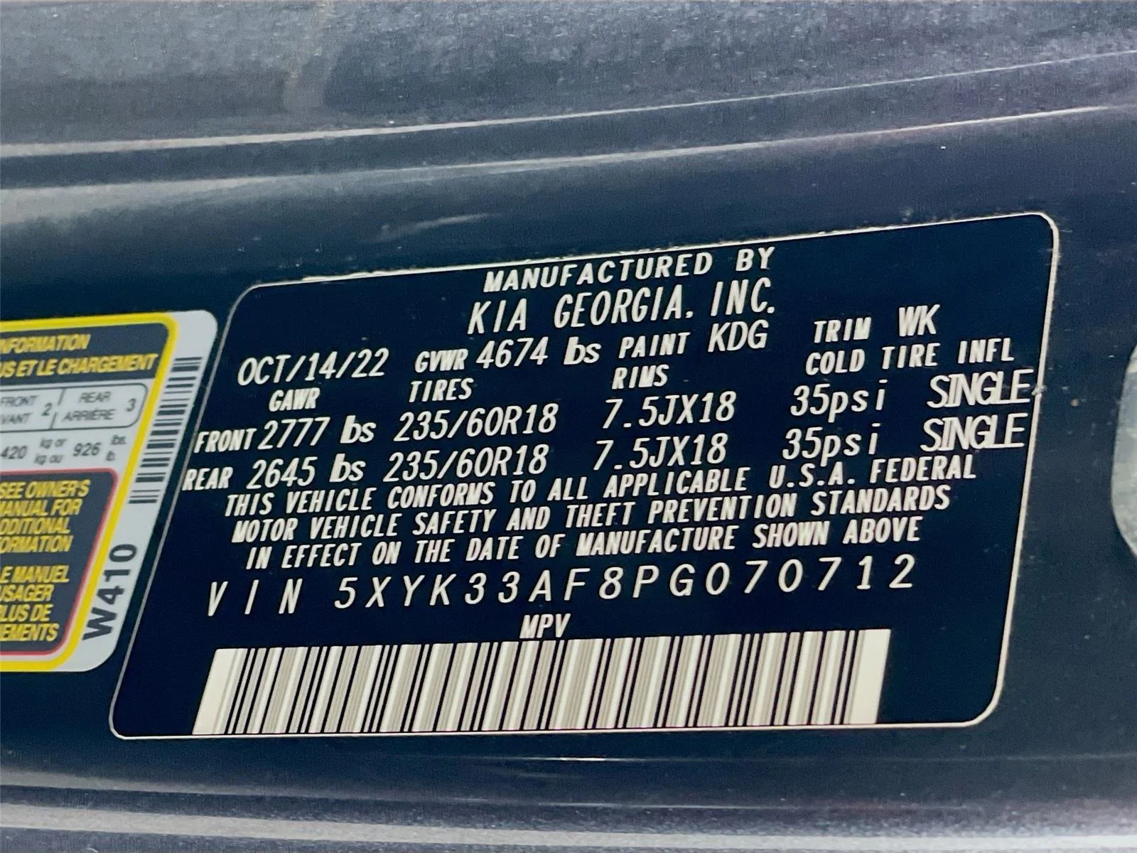 Used 2023 Gravity Gray Kia EX image 35