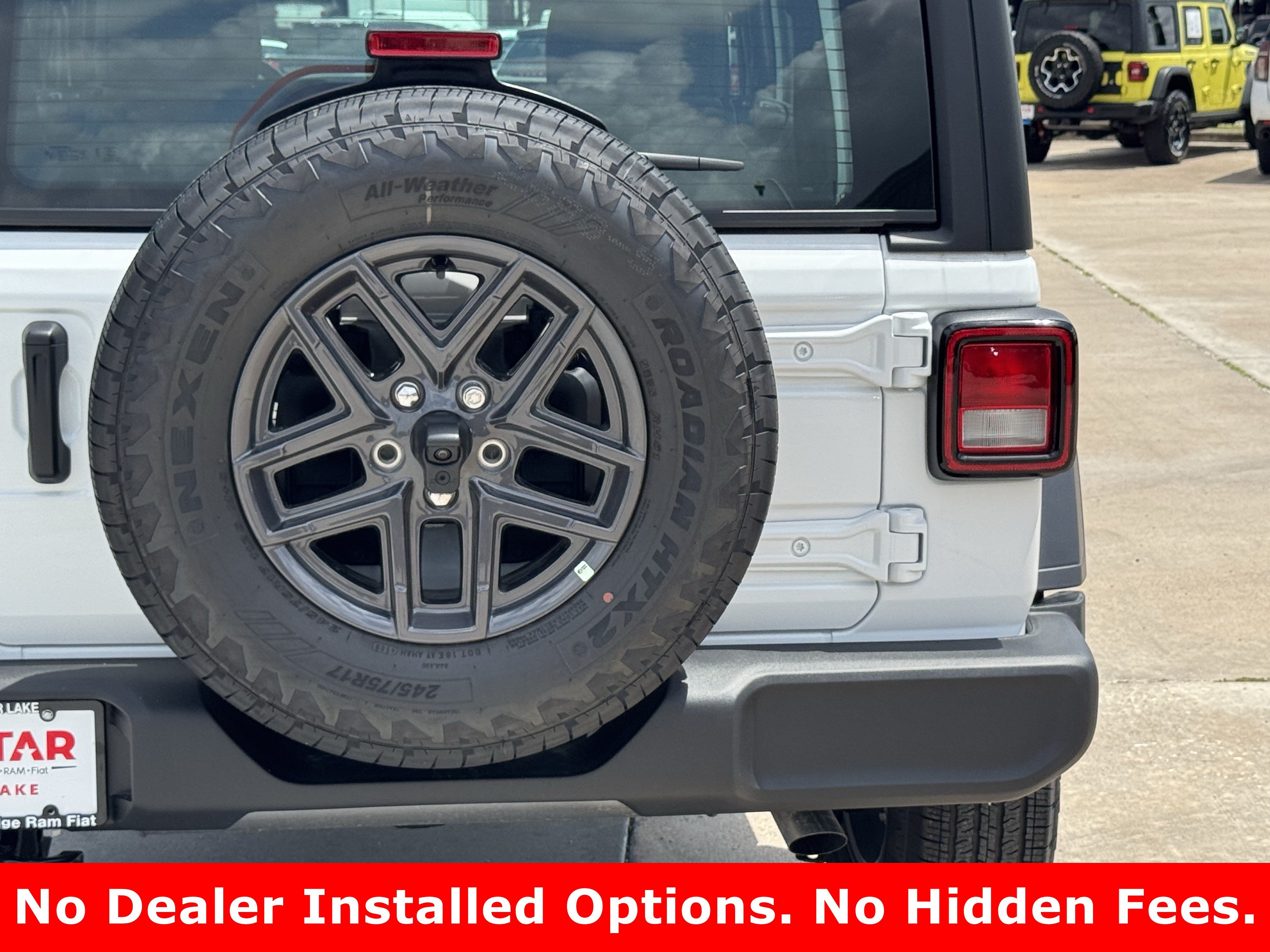 New 2026 Bright White Clear-Coat Exterior Paint Jeep Sport image 9