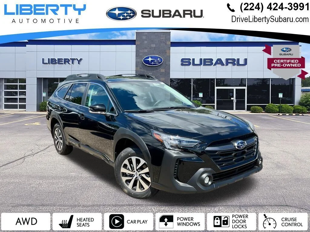 Certified Used 2025 Black Subaru Premium image 1