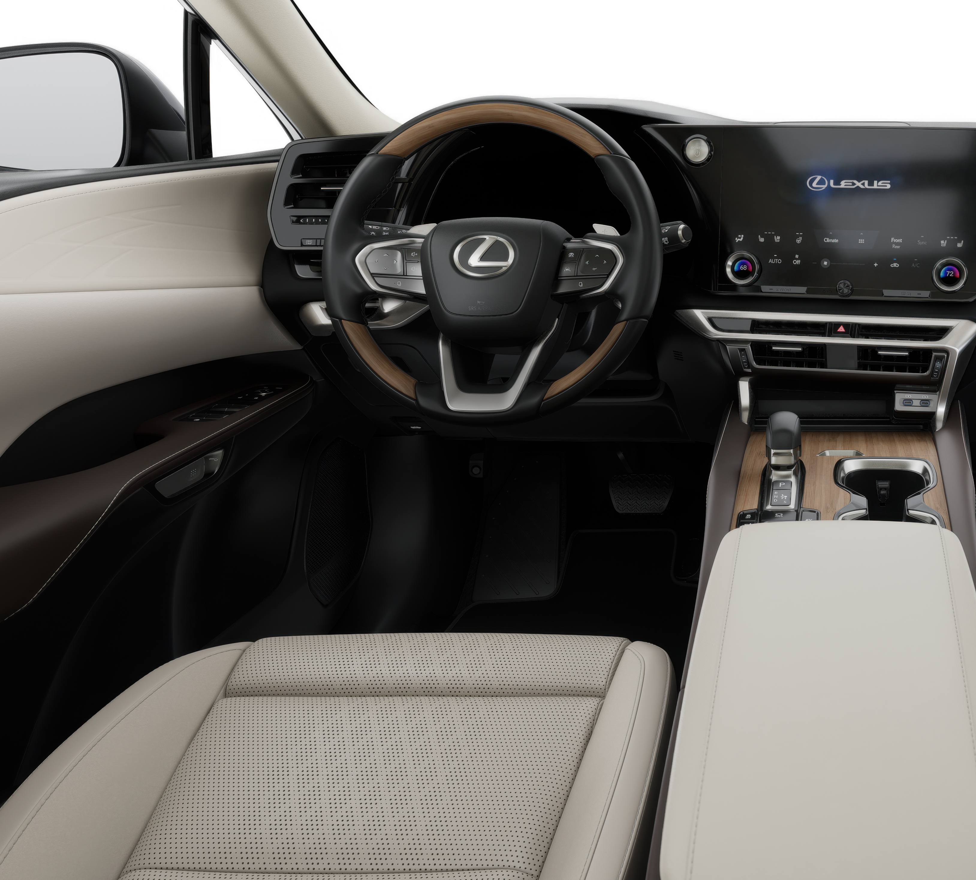New 2026 Eminent White Pearl Lexus RX 350h LUXURY AWD image 6