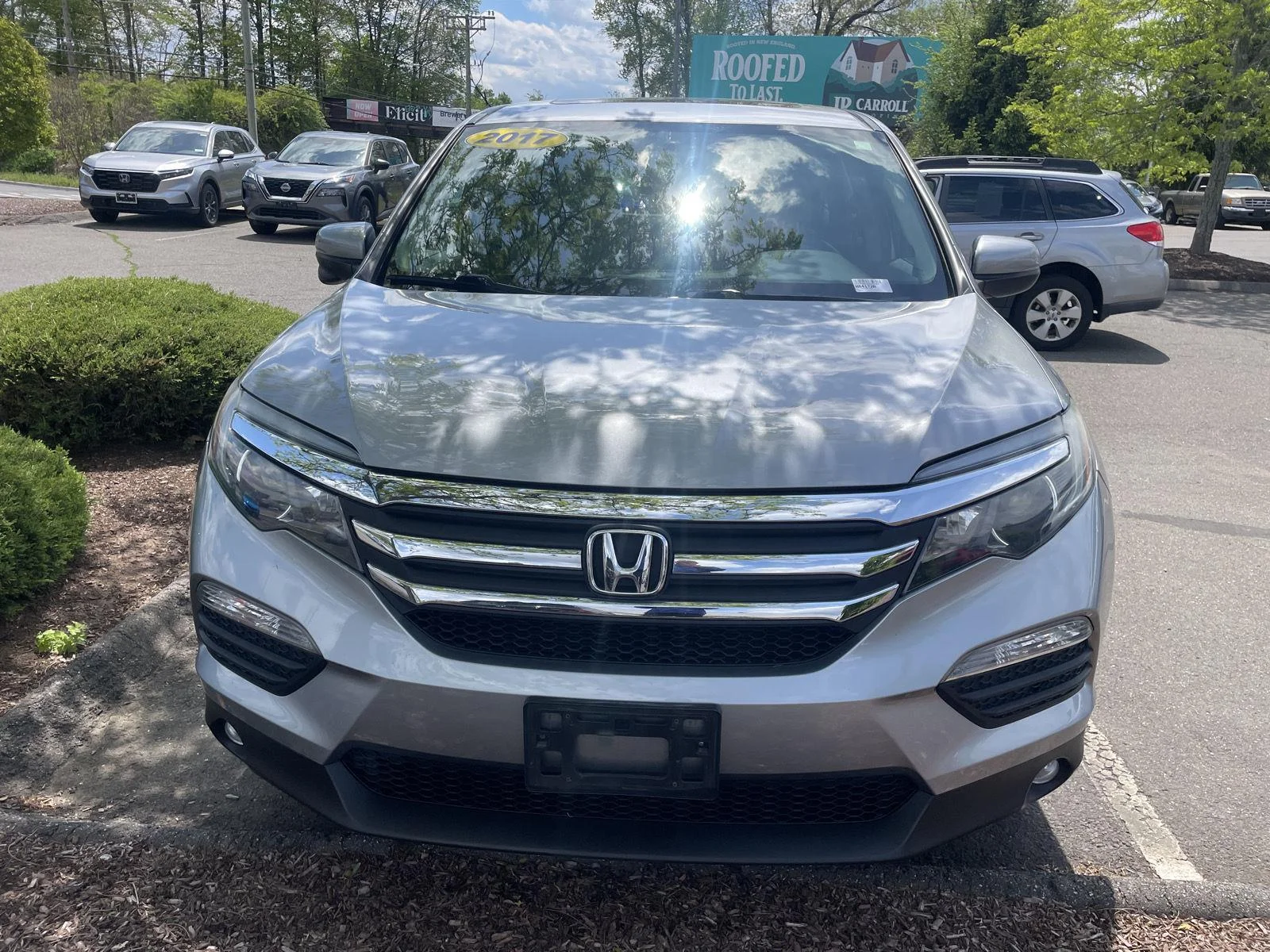 Used 2017 Honda Pilot EX-L with VIN 5FNYF6H52HB083352 for sale in Manchester, CT