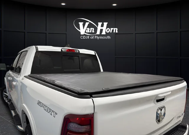Used 2022 Bright White Clearcoat Ram Laramie image 9