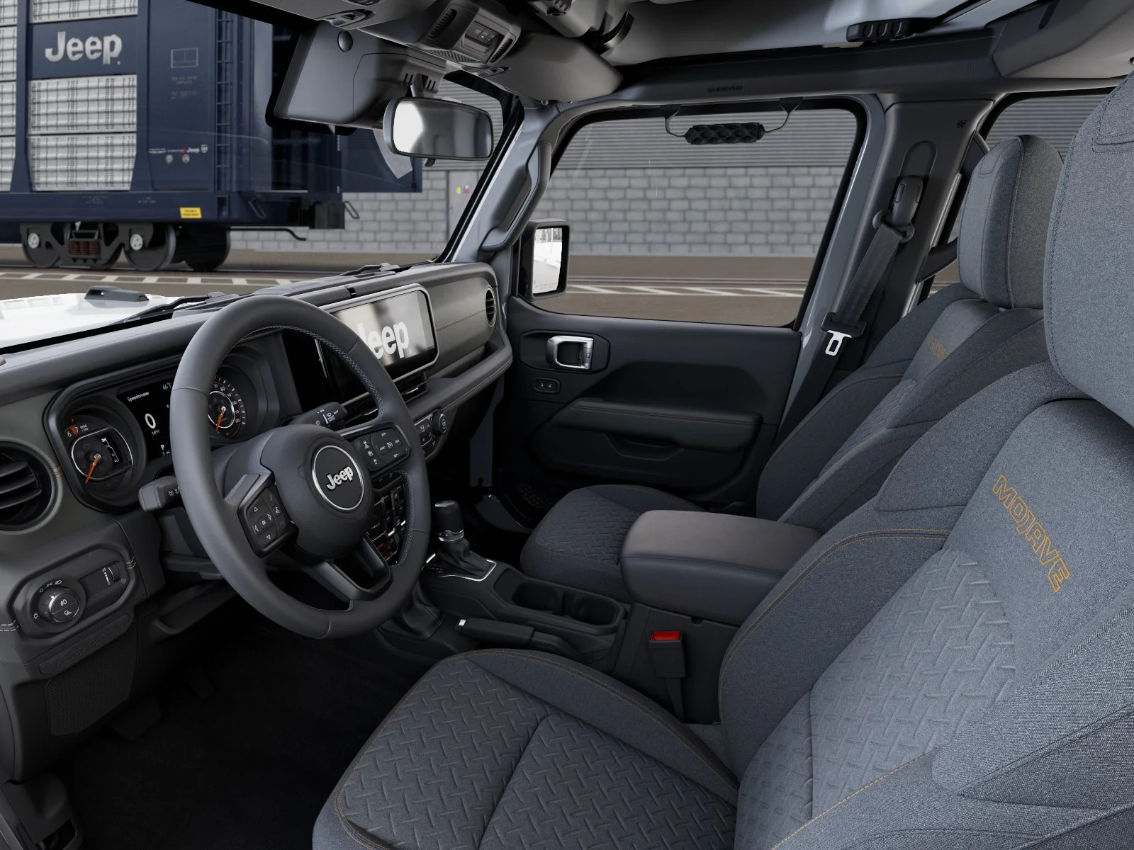 New 2026 Bright White Clear-Coat Exterior Paint Jeep Mojave image 24