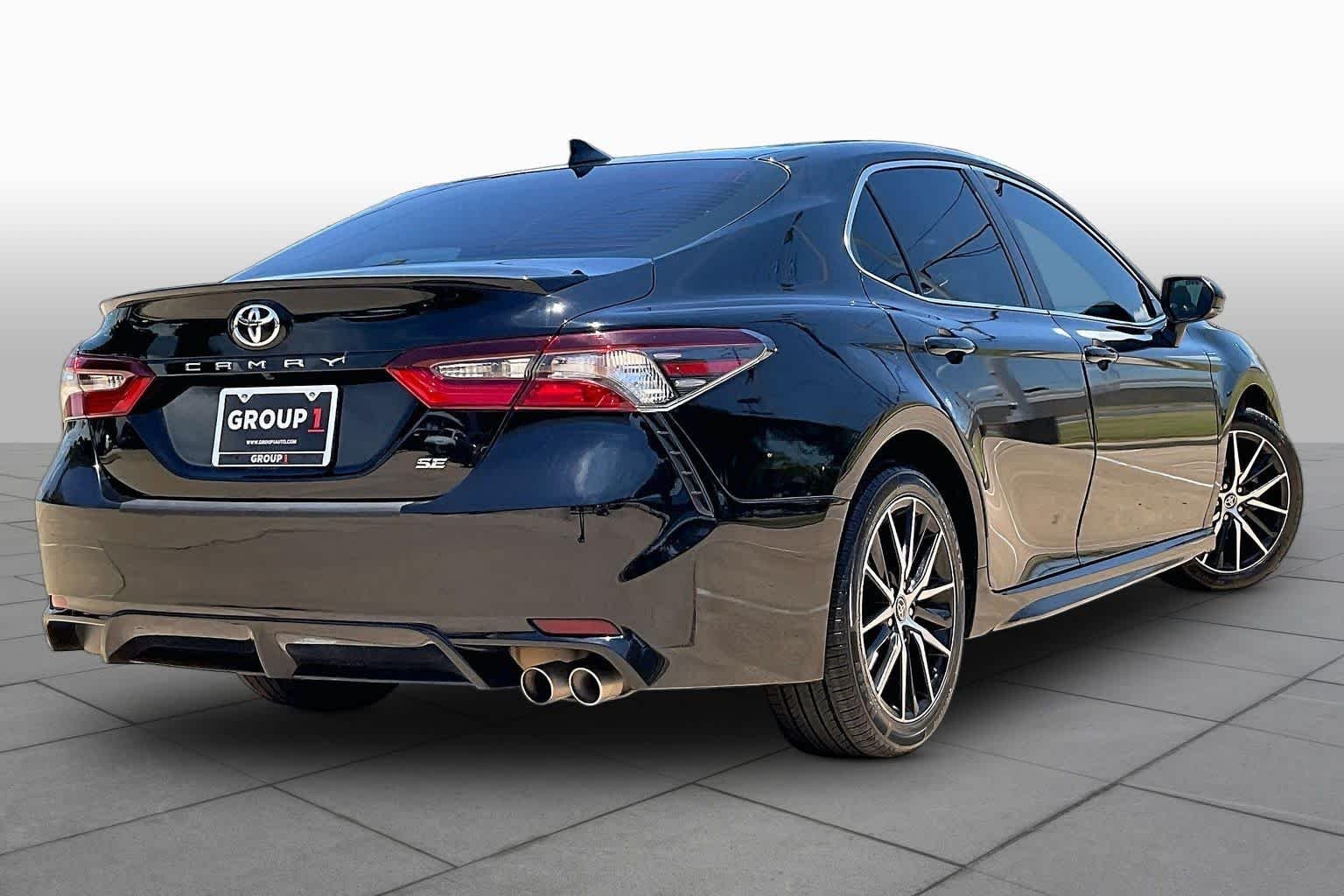 Used 2023 Midnight Black Metallic Toyota SE image 13