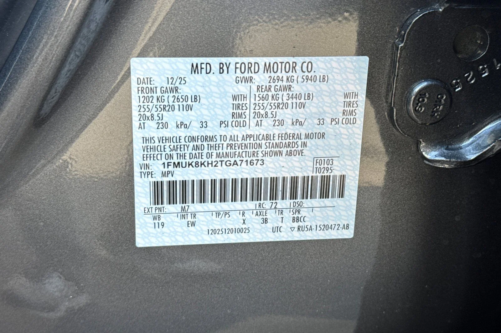 New 2026 Carbonized Gray Metallic Ford ST-Line image 35