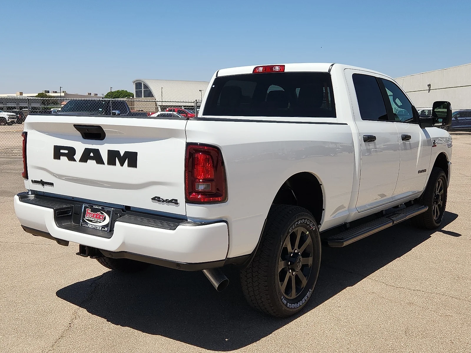 New 2026 Bright White Clear-Coat  Paint Ram LONE STAR CREW CAB 4X4 6