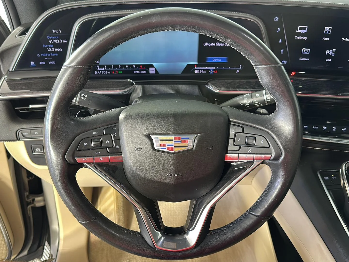 Used 2021 Sandstone Metallic Cadillac Premium Luxury image 11