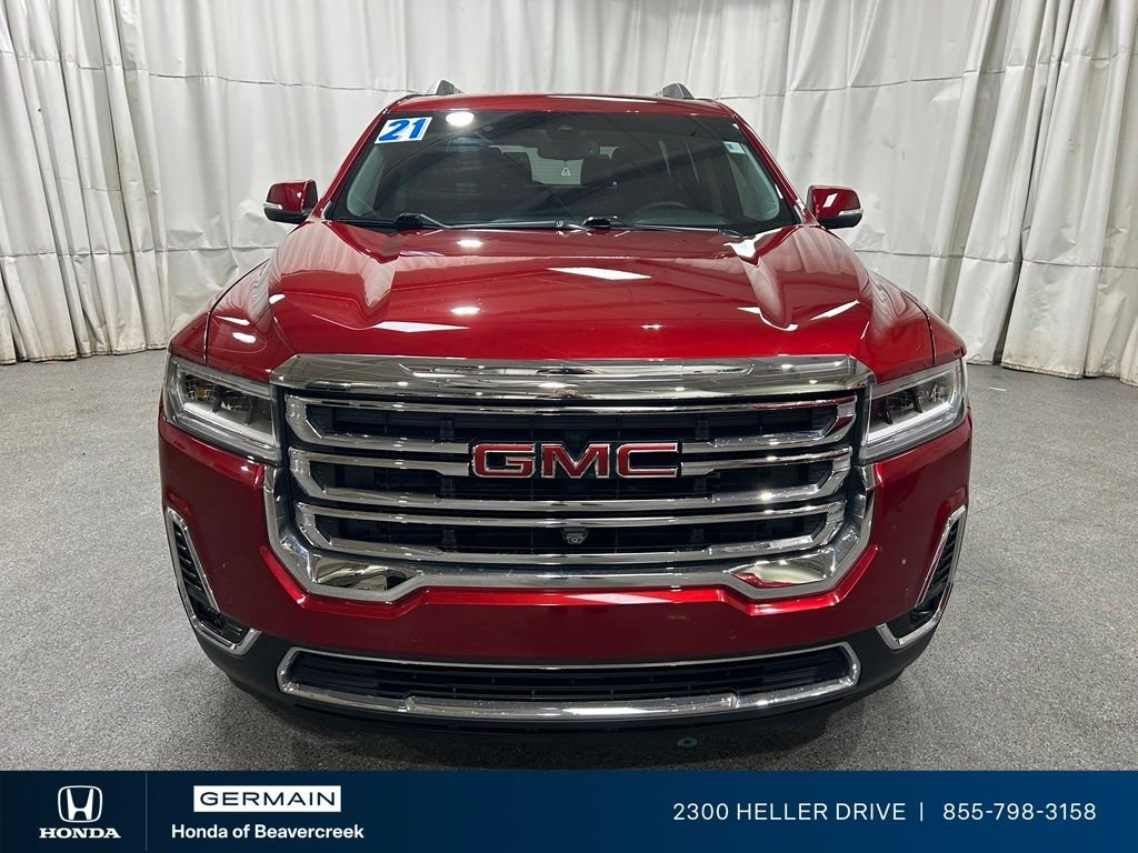 Used 2021 Cayenne Red Tintcoat GMC SLT image 3
