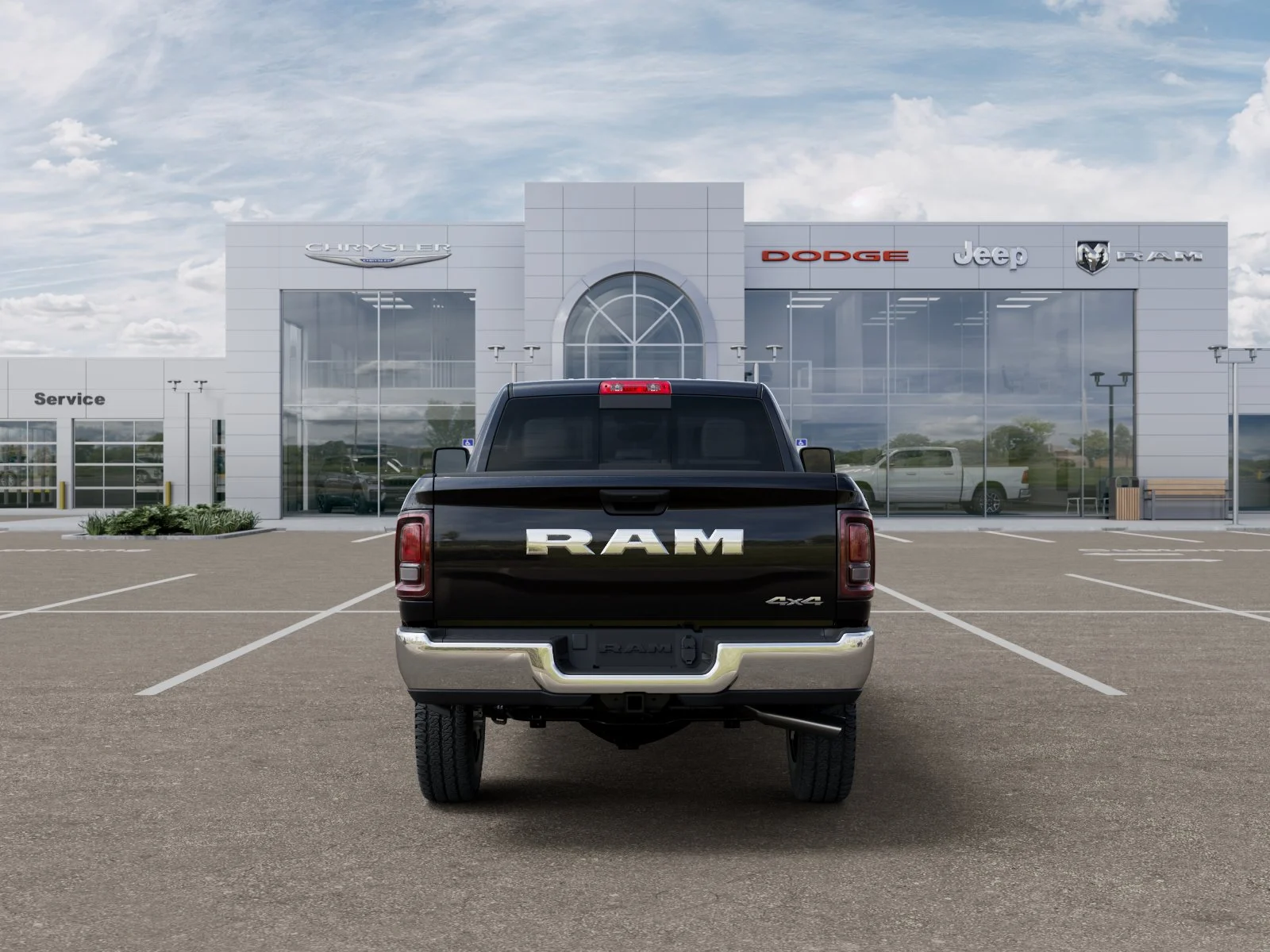 New 2026 Diamond Black Crystal Pearl-Coat Exterior Paint RAM Tradesman image 40