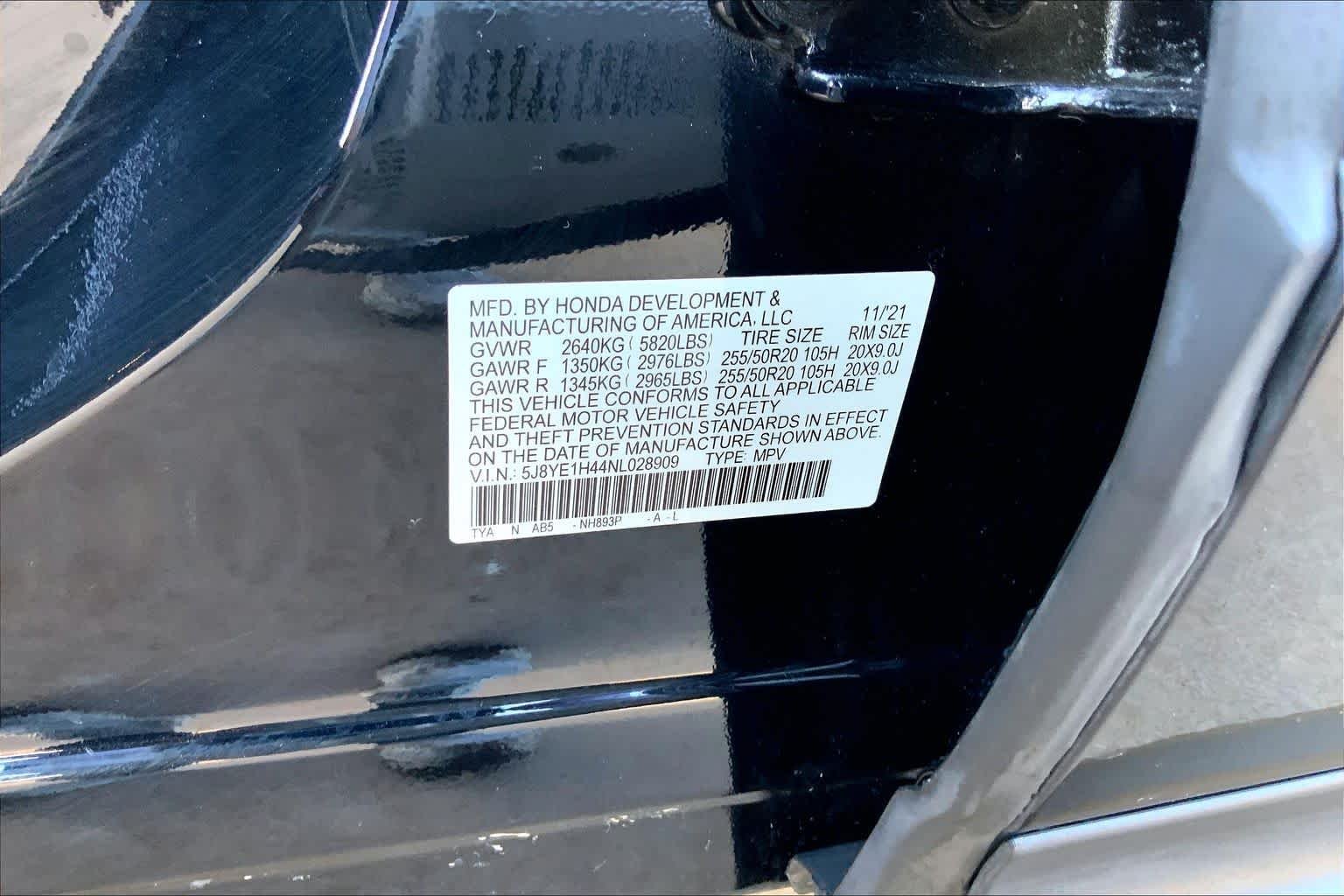 Certified Used 2022 Majestic Black Pearl Acura w/Technology Package image 34