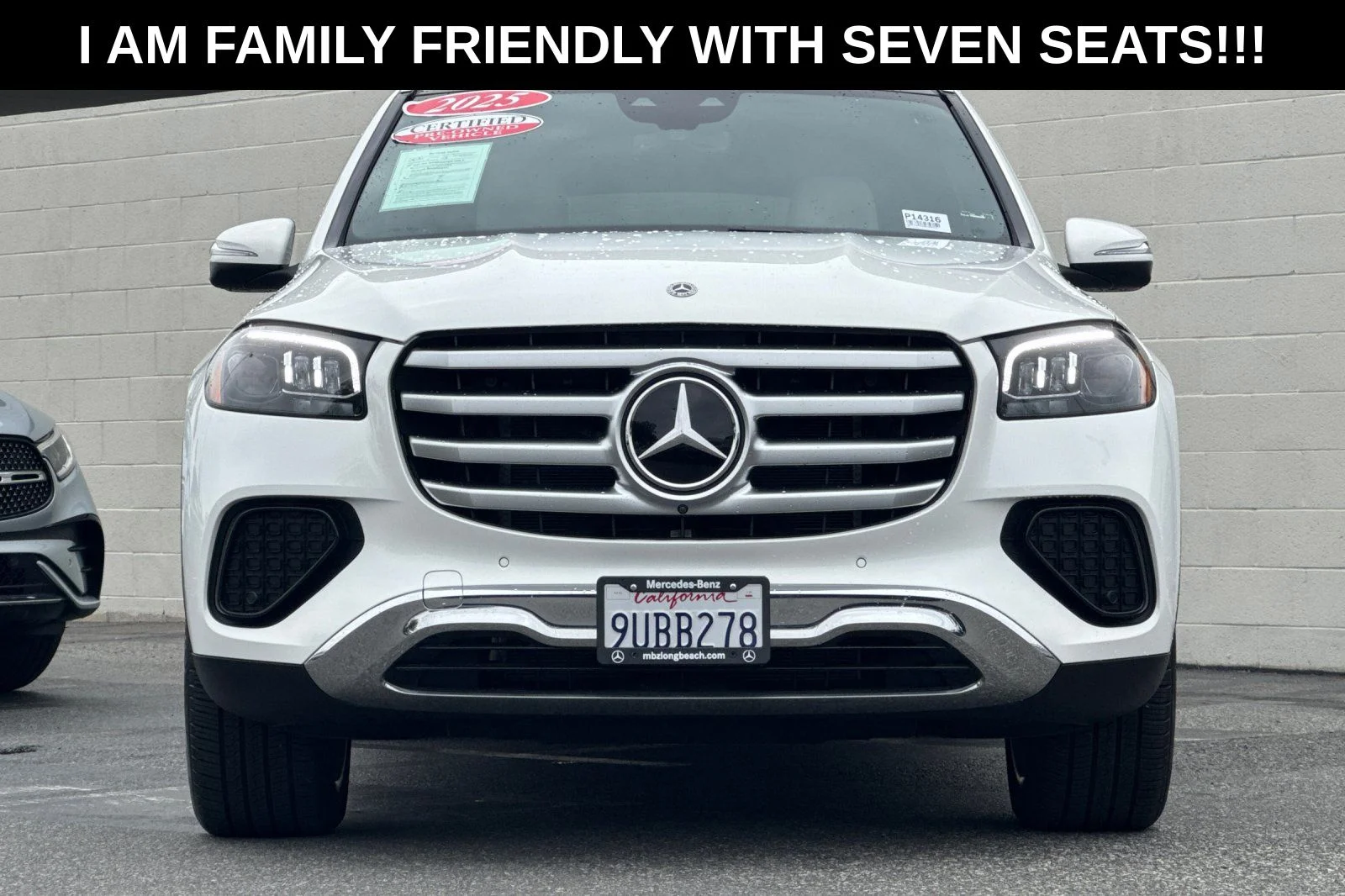 Certified Used 2025 White Mercedes-Benz GLS 450 image 9