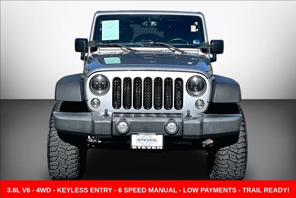 Used 2017 Silver Jeep Unlimited Sport image 2