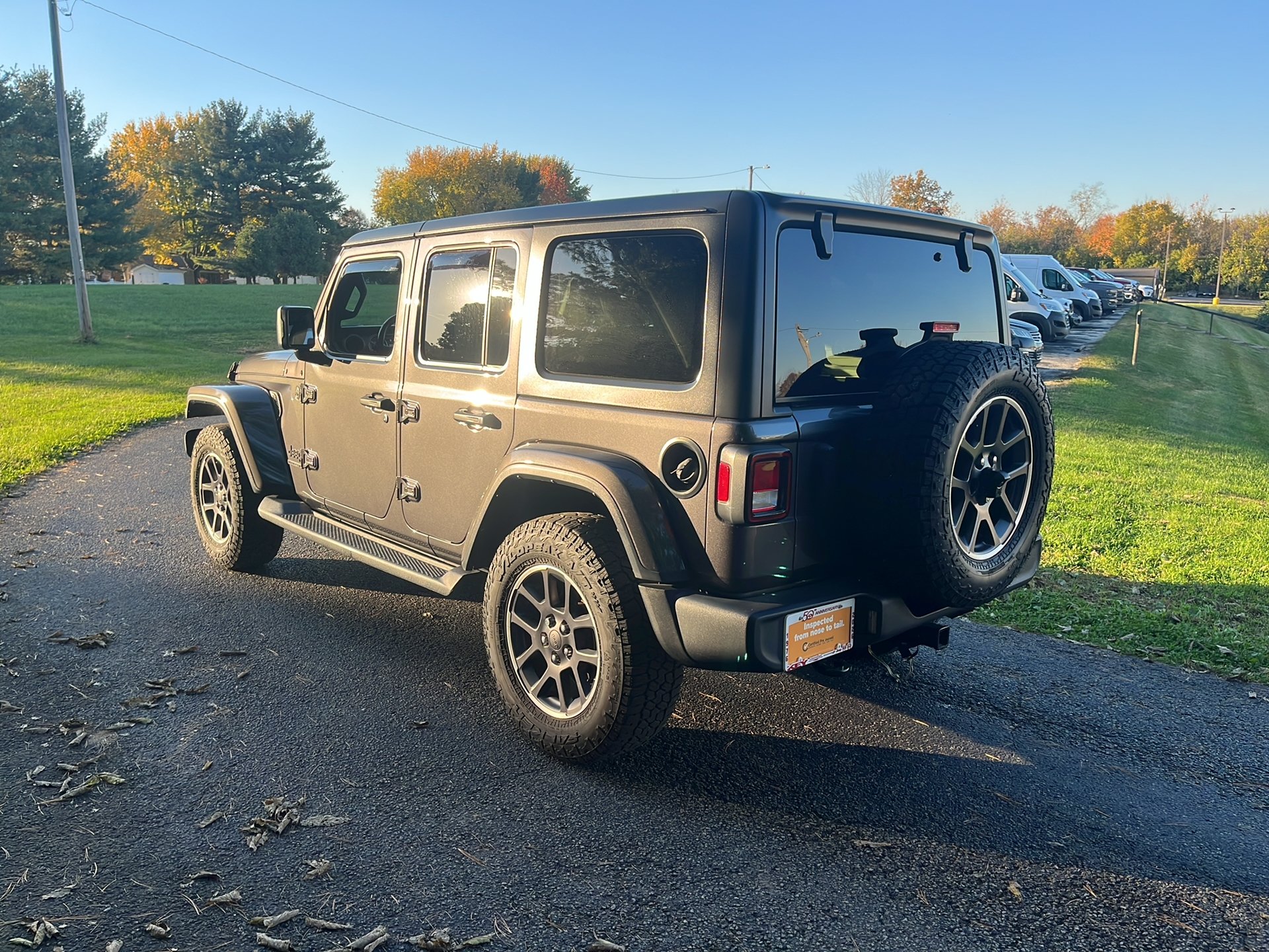 Used 2021 Granite Crystal Metallic Clear Coat Jeep Sport 80th Anniversary image 5