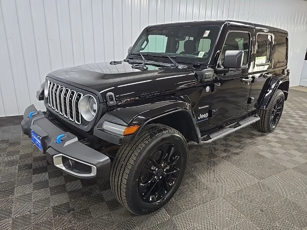Used 2024 Black Jeep Sahara 4xe image 8
