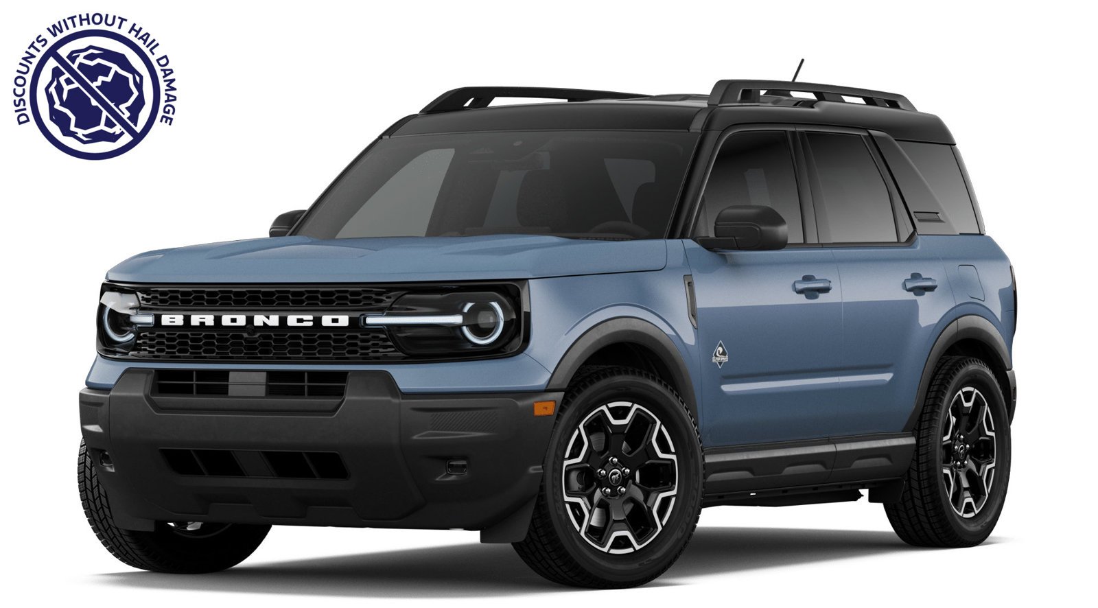 New 2026 Azure Gray Metallic Tri-Coat Ford Outer Banks image 1