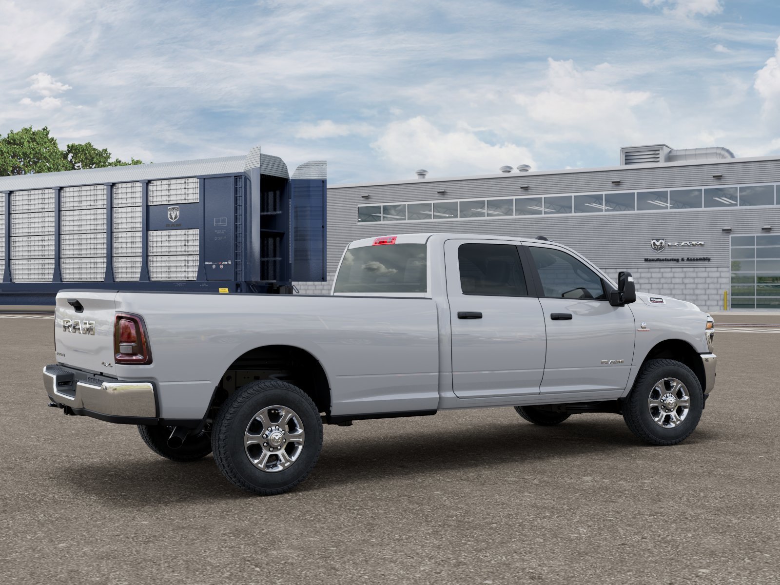 New 2026 Bright White Clear-Coat Exterior Paint RAM Big Horn image 2