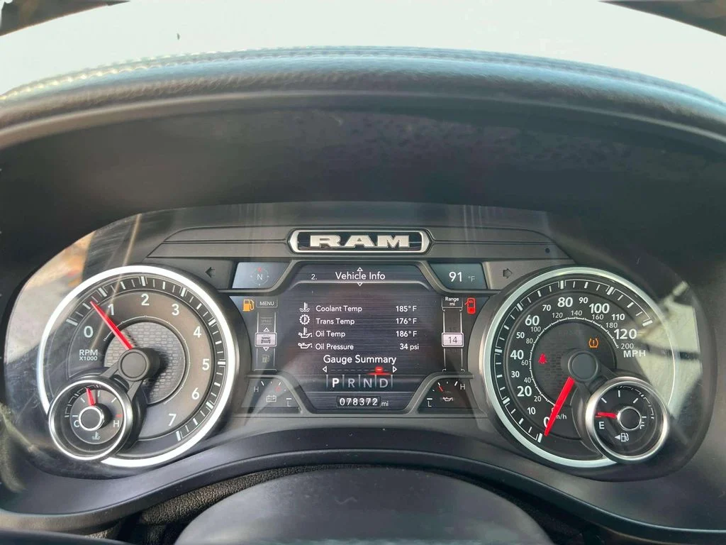 Used 2022 Diamond Black Crystal Pearlcoat Ram Sport image 17
