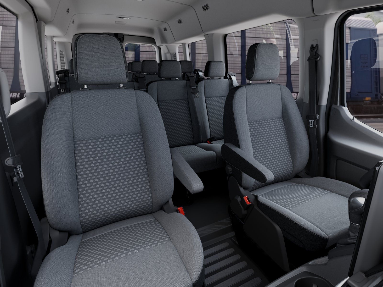 New 2027 Carbonized Gray Metallic Ford Passenger Van XLT image 10