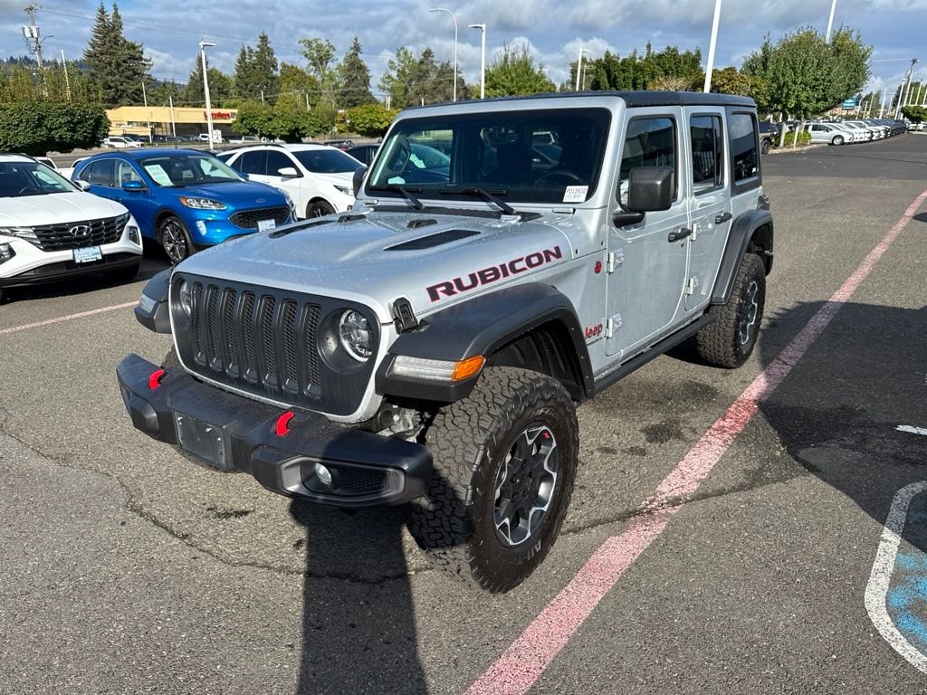 Used 2023 Silver Zynith Clearcoat Jeep Rubicon image 3