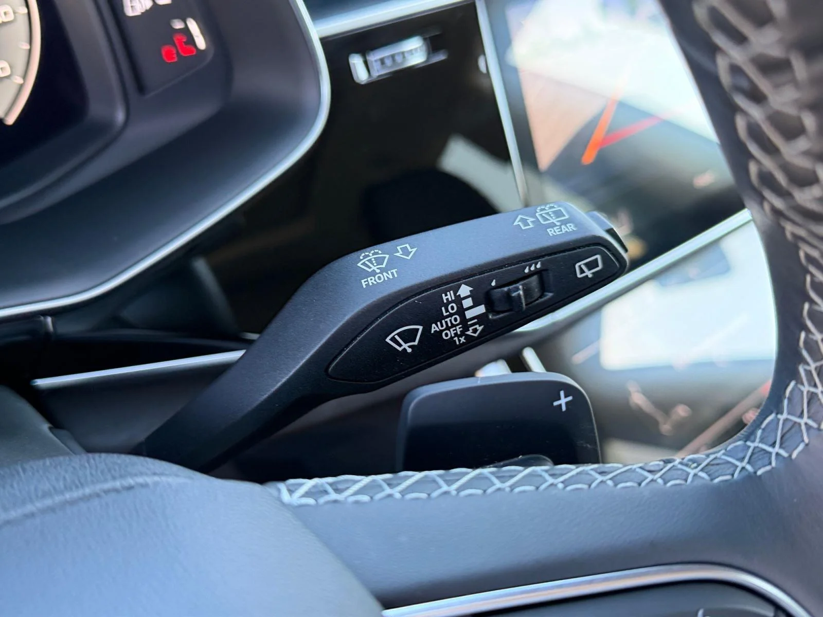 Used 2022 Galaxy Blue Metallic Audi Premium Plus image 34