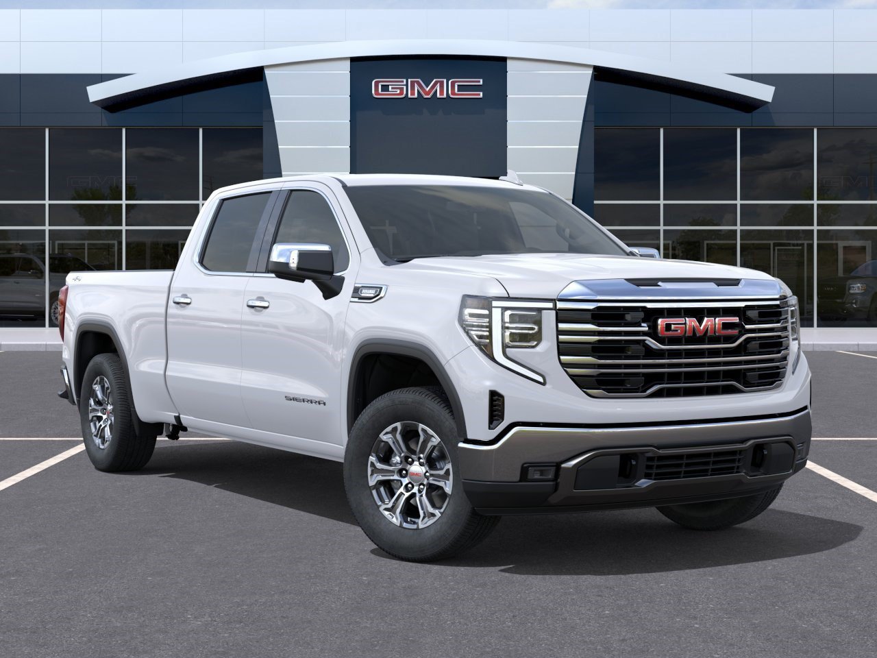 New 2026 Summit White GMC SLT image 7