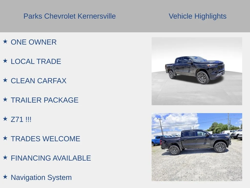 Used 2023 Black Chevrolet Z71 image 6