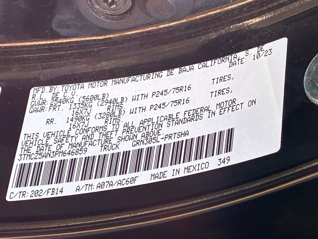 Used 2023 Black Toyota SR image 29