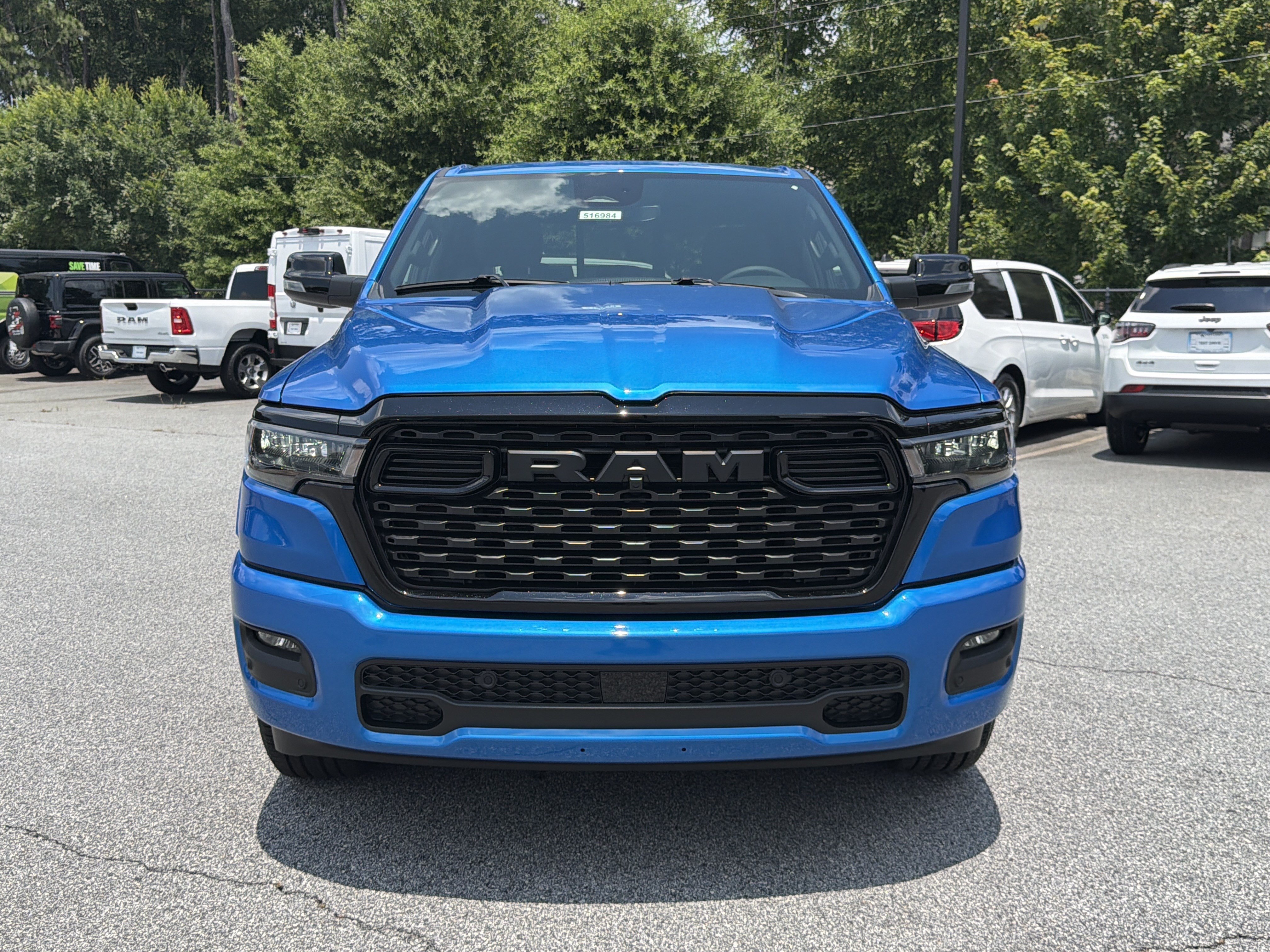New 2026 Hydro Blue Pearl-Coat Exterior Paint RAM Big Horn/Lone Star image 2