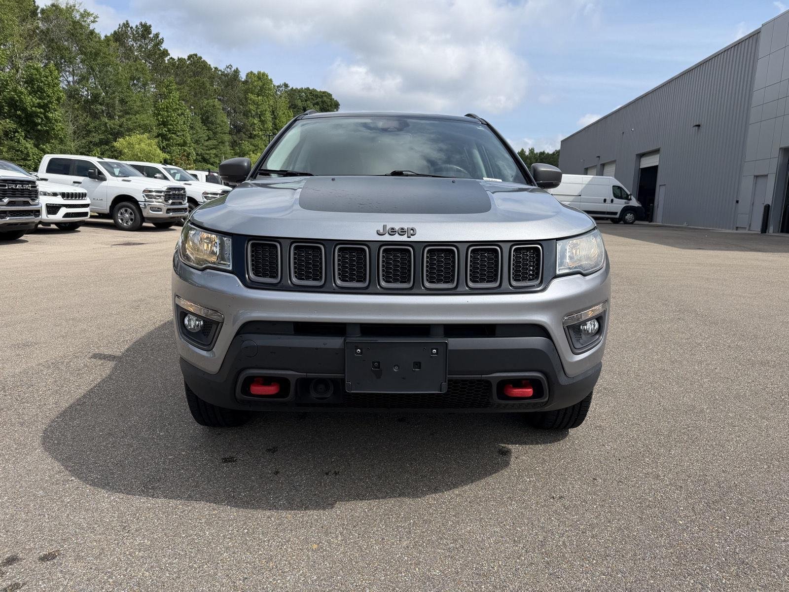 Used 2021 Billet Silver Metallic Clearcoat Jeep Trailhawk image 2