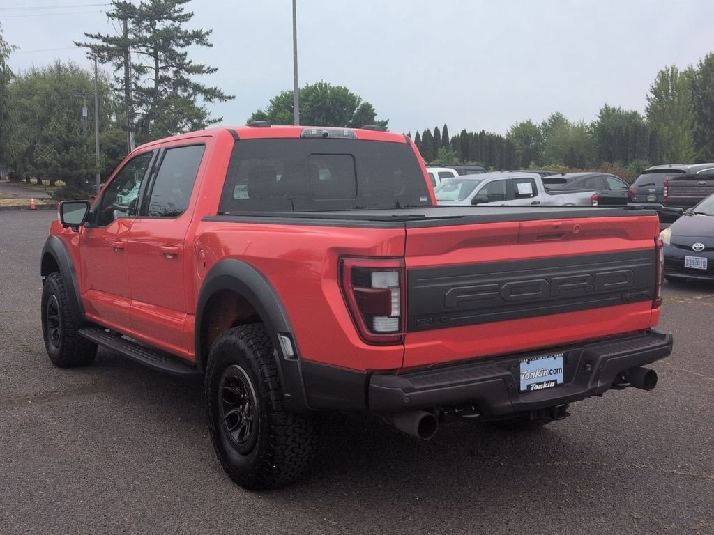 Used 2022 Orange Metallic Ford Raptor image 3